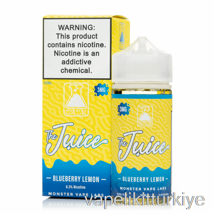 Vape Türkiye Yaban Mersini Limon - Suyu - 100ml 12mg